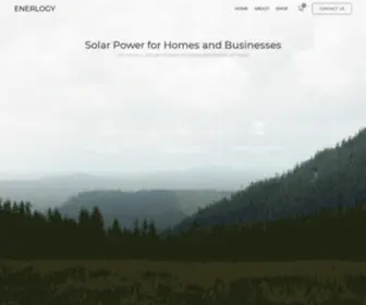 Enerlogy.co.za(Solar power systems for homes and businesses) Screenshot