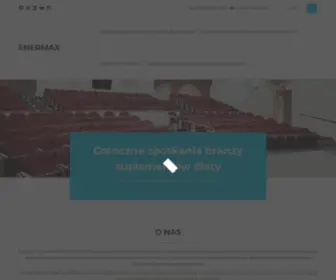 Enermax.pl(Największe spotkania i targi branży suplementów diety i fitness) Screenshot