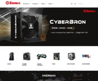 Enermaxusa.com(Enermax USA website) Screenshot