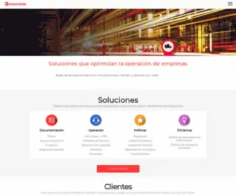 Enerminds.com(Soluciones que optimizan la operaci) Screenshot