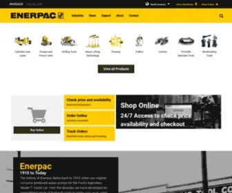 Enerpac.com(North america) Screenshot