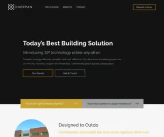 Enerpan.com(Structural Insulated Panels) Screenshot