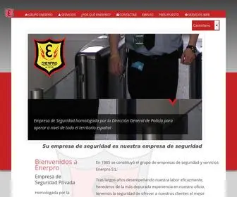 Enerproseguridad.com(SEGURIDAD ENERPRO) Screenshot