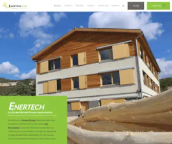 Enertech.fr(Le site des bâtiments à basse consommation) Screenshot