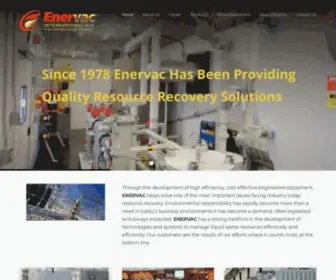Enervac.com(ENERVAC INTERNATIONAL ULC) Screenshot