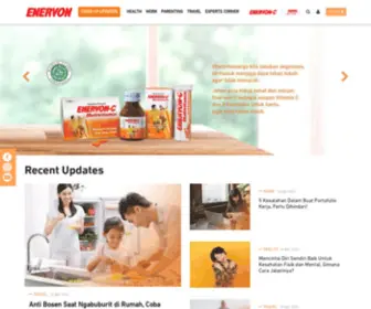 Enervon.co.id(Multivitamin dan Mineral Untuk Daya Tahan Tubuh) Screenshot