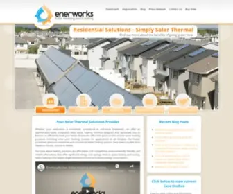 Enerworks.com(Solar Thermal Solutions) Screenshot