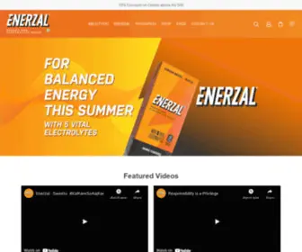 Enerzal.com(Energy drink) Screenshot