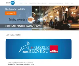 Enerzon.pl(Energooszczędne ogrzewanie dla firm i domu) Screenshot