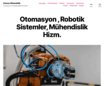 Enesaymuhendislik.com(Otomasyon) Screenshot