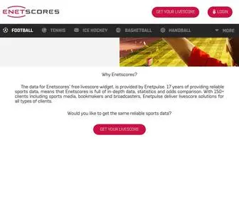 Enetscores.com Screenshot