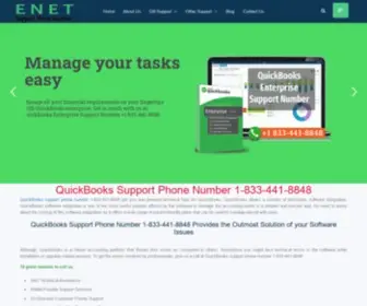 Enetsupportphonenumber.com(QuickBooks Support Phone Number) Screenshot