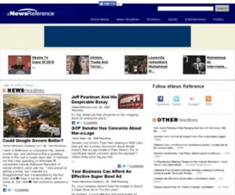 Enewsreference.com(ENews Reference of Online Newspapers) Screenshot