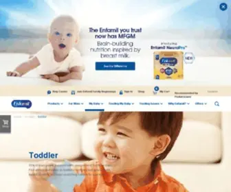 Enfagrow.com(Enfagrow Toddler) Screenshot