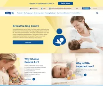 Enfamil.ca(Newborn, Baby Formula, Infant Formula) Screenshot