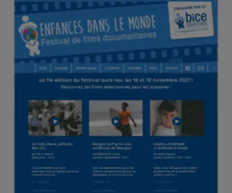 Enfancesdanslemonde.com(Enfances Dans Le Monde) Screenshot