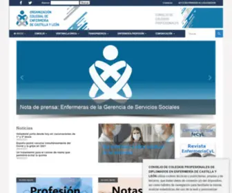 Enfermeriacyl.com(Consejo de Colegios Profesionales de Enfermería de Castilla y León) Screenshot