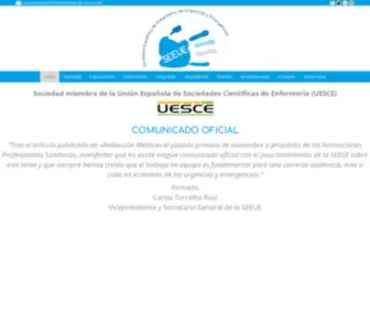 Enfermeriadeurgencias.com(Código deontológ) Screenshot