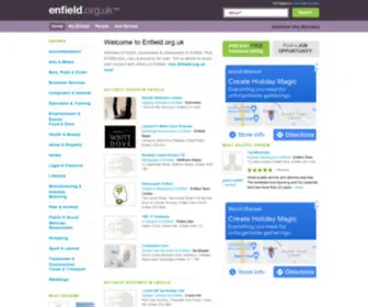 Enfield.org.uk(Enfield Hotels) Screenshot