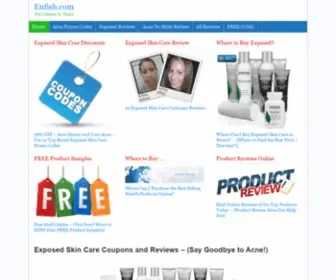Enfish.com((Health, Beauty, Weight Loss)) Screenshot