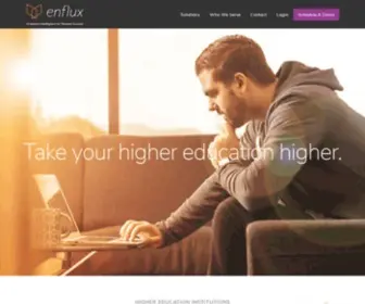 Enflux.com(Academic Decision Support Platform) Screenshot