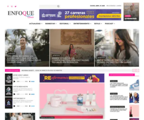 Enfoquecaribe.com(Enfoque Lifestyle) Screenshot