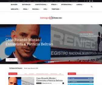 Enfoquederecho.com(Inicio) Screenshot