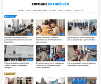 Enfoqueevangelico.com.ar(Noticias Cristianas Evangélicas de Argentina) Screenshot