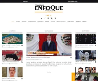 Enfoquenayarit.com(Periódico Enfoque Nayarit) Screenshot