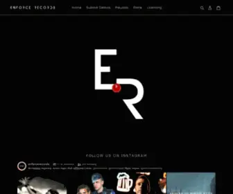 Enforcerecords.com(Enforce Records) Screenshot