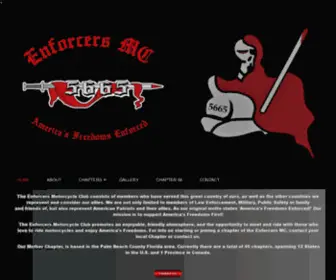 Enforcersmc.com(Home of the Enforcers Motorcycle Club) Screenshot