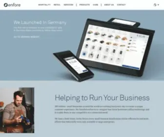 Enfore.com(Helping to Run Your Business) Screenshot