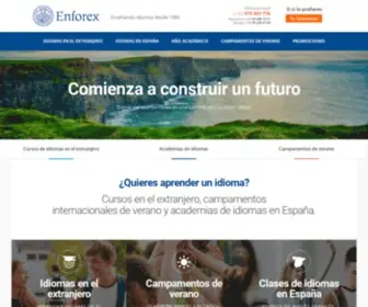 Enforex.es(Cursos de idiomas y campamentos de verano) Screenshot