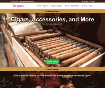 Enfuegolasvegas.com(En Fuego Cigars & Lounge) Screenshot