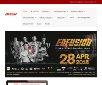 Enfusionlive.com(Enfusion Kickboxing) Screenshot