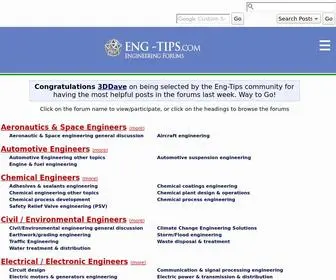 ENG-Tips.com(Eng-Tips engineering forums) Screenshot
