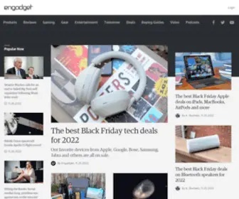 Engadget.com(Technology News & Reviews) Screenshot