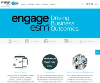 Engage-ESM.com(Engage ESM) Screenshot