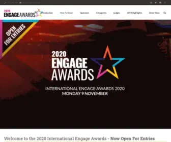 Engageawards.co.uk(Celebrating International Customer and Employee Engagement Excellence) Screenshot