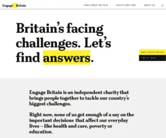 Engagebritain.org(Engage Britain) Screenshot