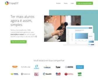 Engaged.com.br(Plataforma para Cursos) Screenshot
