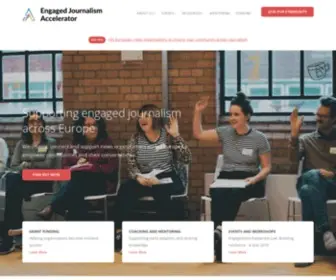 Engagedjournalism.com(Engaged Journalism Accelerator Faq) Screenshot