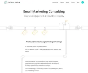 Engage.guru(Email Marketing and Deliverability Consulting) Screenshot