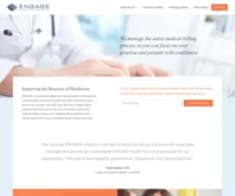 Engagehbs.com(Engage Healthcare Business Services) Screenshot