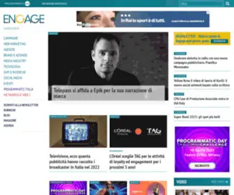 Engage.it(News, notizie e opinioni su pubblicità e marketing) Screenshot