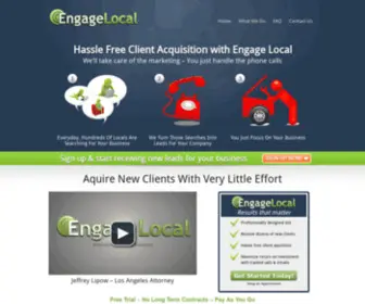 Engagelocal.net(Local Internet Advertising) Screenshot