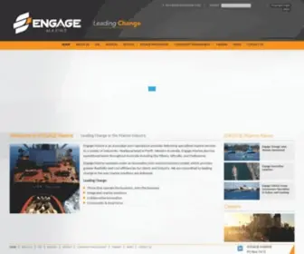 Engagemarine.com(ENGAGE Marine) Screenshot