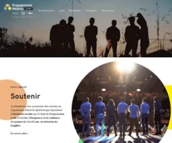 Engagementmedias.fr(Engagement) Screenshot