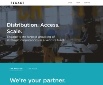 Engage.vc(Home) Screenshot