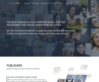 Engageya.com(Native Advertising and Content Discovery Platform) Screenshot